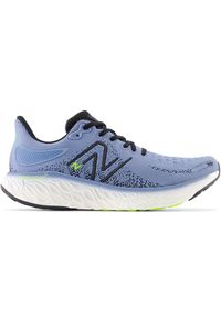 Buty męskie New Balance Fresh Foam 1080 v12 M108012T – niebieskie. Okazja: na co dzień. Kolor: niebieski. Materiał: materiał, syntetyk, skóra, guma. Szerokość cholewki: normalna. Sport: fitness, bieganie