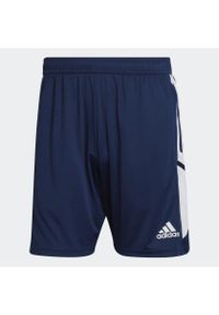 Adidas - Spodenki do piłki nożnej męskie adidas Condivo 22 Training Shorts. Kolor: biały, wielokolorowy, niebieski