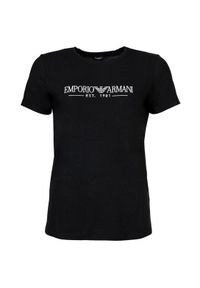 Emporio Armani Underwear T-Shirt EW000408 AF10881 UC001 Czarny Regular Fit. Kolor: czarny. Materiał: bawełna