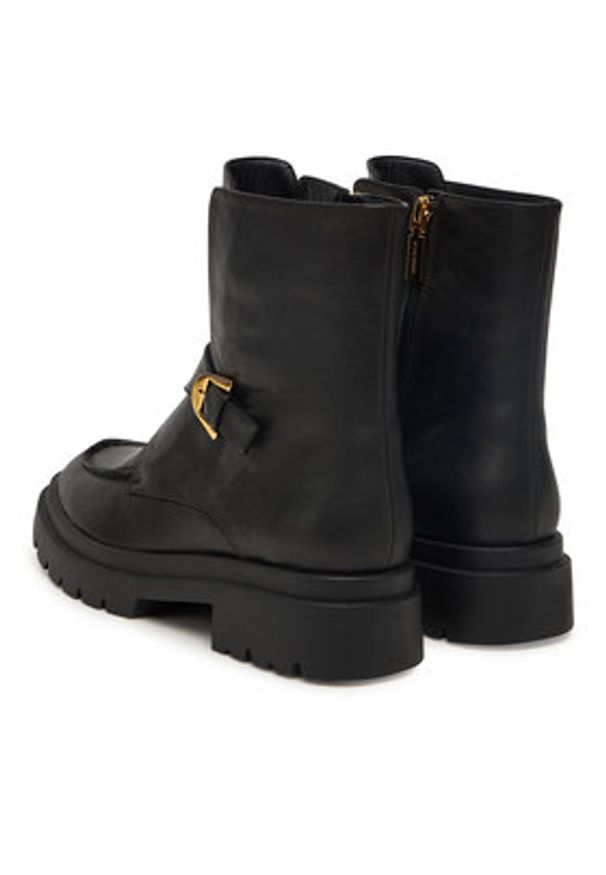 Coccinelle Botki E4 TD0 11 01 01 Czarny. Kolor: czarny. Materiał: skóra