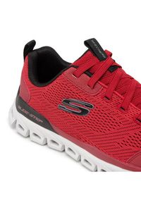 skechers - Skechers Sneakersy Glide-Step 232135/RDBK Czerwony. Kolor: czerwony. Materiał: materiał
