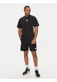 Adidas - adidas T-Shirt Future Icons 3-Stripes IR9166 Czarny Loose Fit. Kolor: czarny. Materiał: bawełna #3