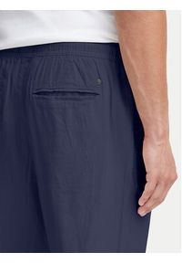 !SOLID - Solid Spodnie materiałowe 21107170 Granatowy Regular Fit. Kolor: niebieski. Materiał: len, wiskoza #4