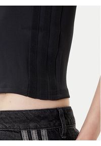 Adidas - adidas Top Seasonal Essentials 3-Stripes JM1908 Czarny Slim Fit. Kolor: czarny. Materiał: syntetyk #3