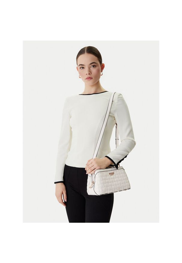 Torebka Guess. Kolor: kremowy