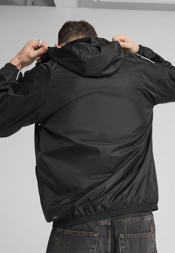 Puma - Męska wiatrówka PUMA Sport PUMA Black. Kolor: czarny