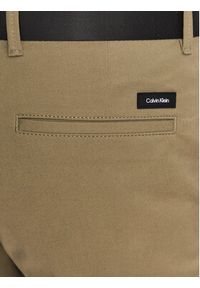 Calvin Klein Szorty materiałowe Modern Twill K10K111788 Zielony Slim Fit. Kolor: zielony. Materiał: bawełna #4