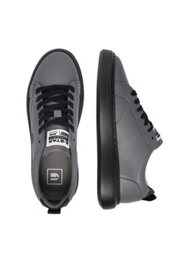 G-Star RAW - G-Star Raw Sneakersy EO-LONDON-04 MI08 Szary. Kolor: szary. Materiał: skóra