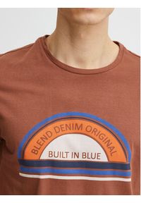 Blend T-Shirt 20715022 Brązowy Regular Fit. Kolor: brązowy. Materiał: bawełna #8