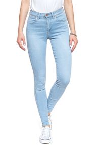 Wrangler - WRANGLER HIGH RISE SKINNY SOFT TIDE W27HUS28A. Stan: podwyższony #10