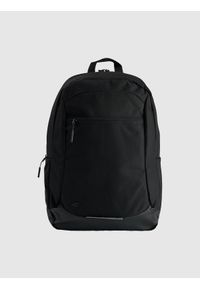 4f - 4F Plecak miejski (20 L) z zapinaną kieszenią na laptop - czarny Uniwersalny. Kolor: czarny. Materiał: syntetyk, tkanina, materiał. Wzór: gładki. Styl: casual, elegancki