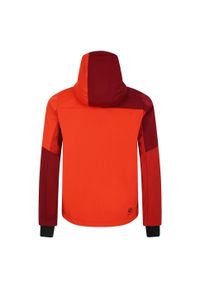 DARE 2B - Męska Kurtka Soft Shell Mountaineer. Kolor: czerwony, wielokolorowy, beżowy. Materiał: softshell. Sport: turystyka piesza