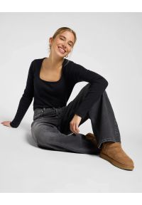 Lee - DAMSKIE SPODNIE LEE LOW SLUNG SLOUCH CHARRED BLACK 112371088 #3