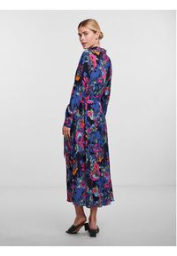 YAS Sukienka koszulowa 26030726 Kolorowy Regular Fit. Materiał: wiskoza. Wzór: kolorowy. Typ sukienki: koszulowe #5