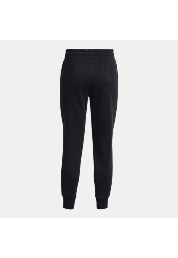 Spodnie dresowe damskie Under Armour Rival Fleece joggery. Kolor: czarny. Materiał: dresówka. Długość: długie