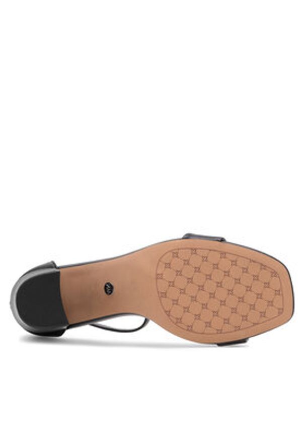 Nine West Sandały WFA2647-1 Czarny. Kolor: czarny. Materiał: skóra
