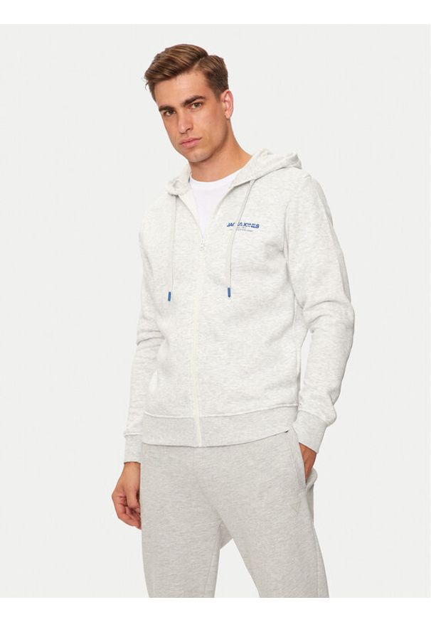 Jack & Jones - Jack&Jones Bluza Alvis 12256847 Szary Standard Fit. Kolor: szary. Materiał: bawełna, syntetyk