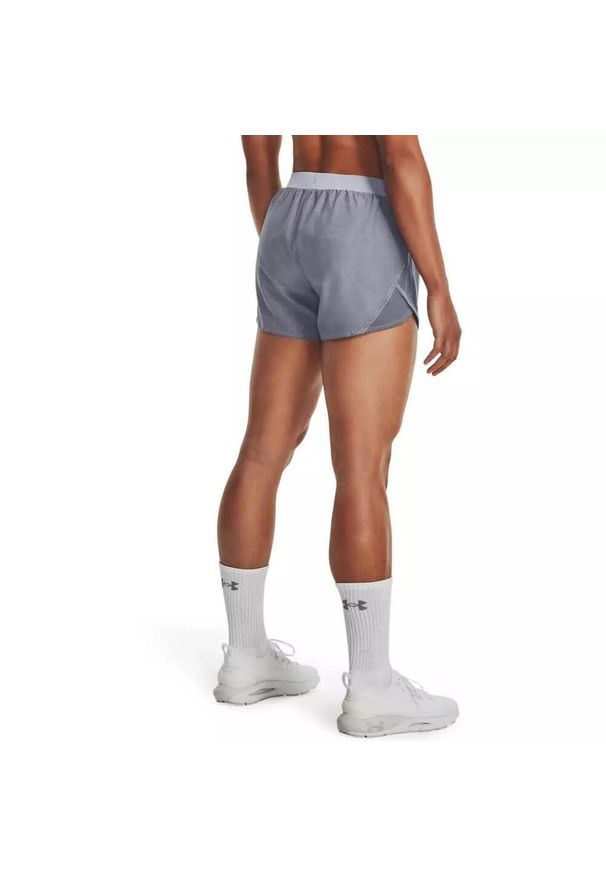 Spodenki krótkie damskie Under Armour Fly By 2.0 Short. Kolor: szary. Długość: krótkie