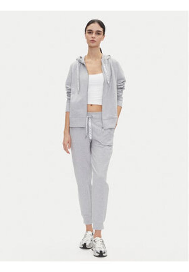 DKNY Sport Bluza DP5J9510 Szary Relaxed Fit. Kolor: szary. Materiał: bawełna. Styl: sportowy
