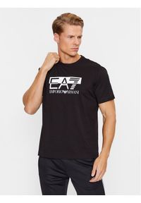 EA7 Emporio Armani T-Shirt 6RPT81 PJM9Z 0200 Czarny Regular Fit. Kolor: czarny. Materiał: bawełna #1