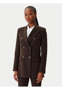 Artigli - ARTIGLI Marynarka ACGI003186 Brązowy Regular Fit. Kolor: brązowy. Materiał: syntetyk