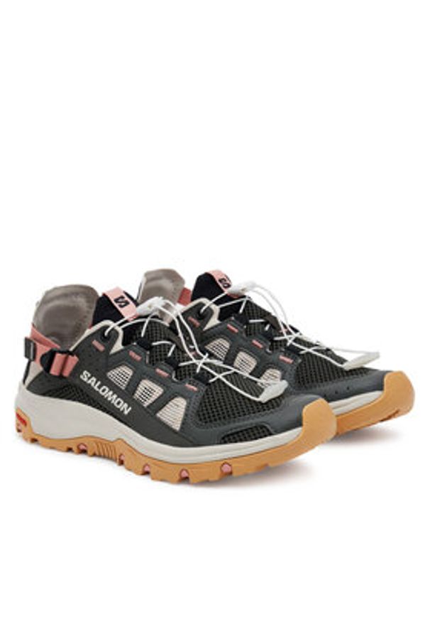 salomon - Salomon Sneakersy Techamphibian 5 L4775080 Czarny. Kolor: czarny. Materiał: materiał