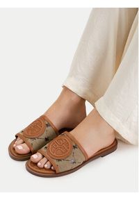 Beverly Hills Polo Club Klapki EO-HY6692-3 Brązowy. Kolor: brązowy. Materiał: materiał #2