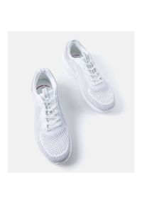 Big-Star - Biało-szare sneakersy męskie Big Star JJ174286 białe. Kolor: biały. Materiał: tkanina. Szerokość cholewki: normalna #3