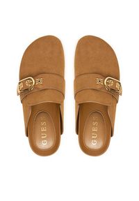 Guess Klapki FLPGAL ESU06 Brązowy. Kolor: brązowy. Materiał: materiał #4