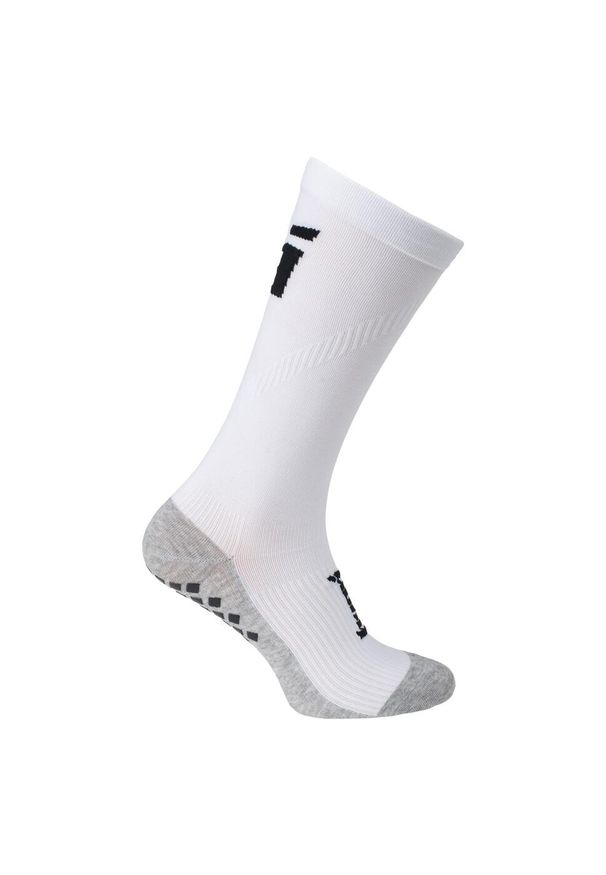 Huari - Męskie Skarpety Piłkarskie Sylon. Kolor: biały, niebieski, wielokolorowy. Sport: piłka nożna