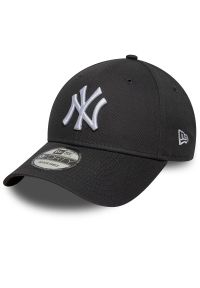 Czapka unisex New Era New York Yankees MLB League Essential 9FORTY 60771707 - czarna. Kolor: czarny. Materiał: bawełna, materiał. Wzór: haft. Styl: elegancki, klasyczny #1