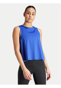 Adidas - adidas Koszulka techniczna Studio IS2963 Niebieski Regular Fit. Kolor: niebieski. Materiał: syntetyk