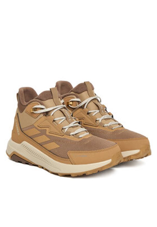 Adidas - adidas Trekkingi Terrex Anylander CLIMAWARM+ Hiking JS1432 Brązowy. Kolor: brązowy. Materiał: materiał
