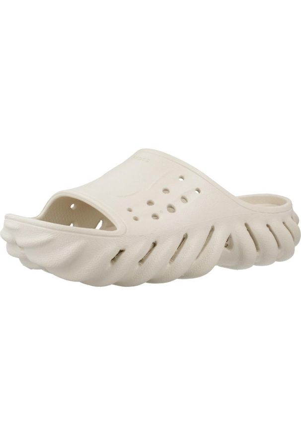 Klapki Crocs Model Echo Slide Kolor Beżowy. Kolor: beżowy. Materiał: materiał, syntetyk
