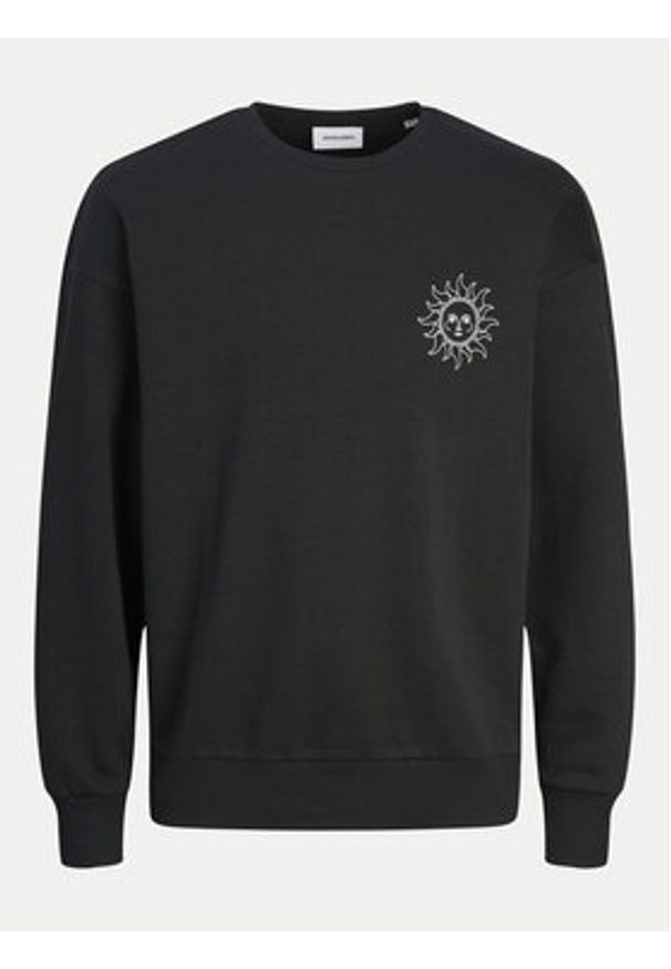 Jack & Jones Bluza Mystic 12257735 Czarny Relaxed Fit. Kolor: czarny. Materiał: syntetyk, bawełna
