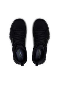 skechers - Skechers Sneakersy Ezdez 52748/BBK Czarny. Kolor: czarny. Materiał: zamsz, skóra #5