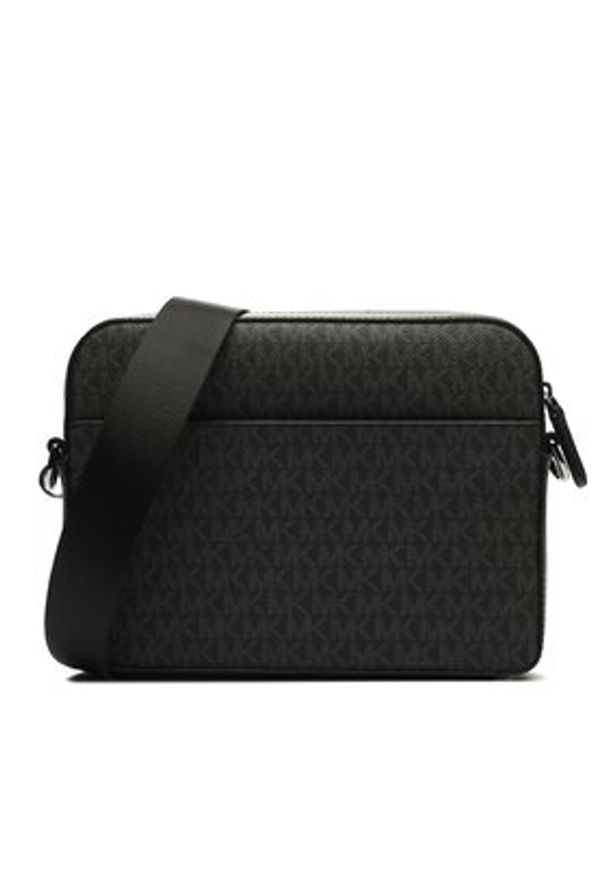 Michael Kors Saszetka Hudson 33F3LHDC5B Czarny. Kolor: czarny. Materiał: skóra
