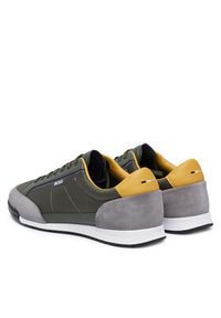 BOSS Sneakersy Nitan 50568486 Zielony. Kolor: zielony. Materiał: materiał #6
