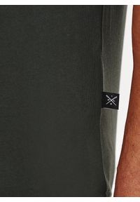 Pako Lorente - PAKO LORENTE – Bawełniany oliwkowy t-shirt. Okazja: na co dzień. Kolor: niebieski, żółty, oliwkowy. Materiał: bawełna. Styl: casual #7