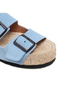 Manebi Espadryle Nordic Sandals M 3.0 R0 Błękitny. Kolor: niebieski. Materiał: zamsz, skóra #8