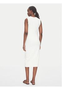 Calvin Klein Jeans Sukienka codzienna LV047C240G Beżowy Slim Fit. Okazja: na co dzień. Kolor: beżowy. Materiał: bawełna. Typ sukienki: proste. Styl: casual #3