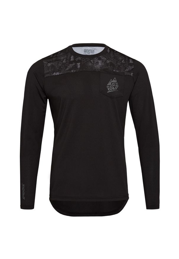 Dżersej z długim rękawem Silvini Ello. Kolor: wielokolorowy, zielony, czarny, brązowy, szary. Materiał: jersey. Długość rękawa: długi rękaw. Długość: długie. Sport: kolarstwo