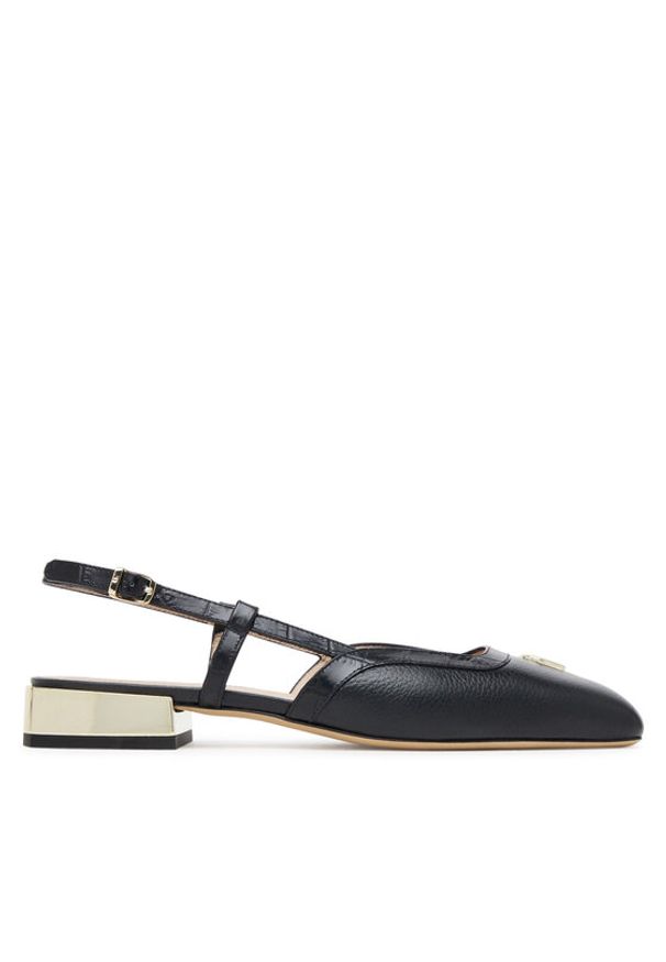 Aigner Baleriny Fashion Saskia 18A 1251090 Czarny. Kolor: czarny. Materiał: skóra
