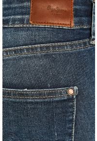 Pepe Jeans - Jeansy Pixie. Kolor: niebieski. Materiał: bawełna, materiał, denim, elastan, poliester #3
