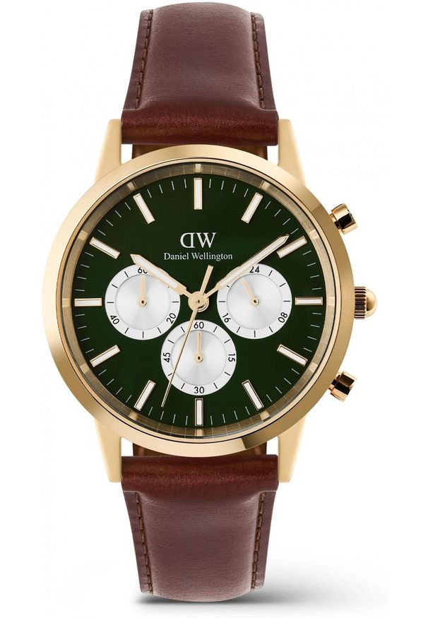 Zegarek męski Daniel Wellington DW00100876 brązowy. Kolor: brązowy