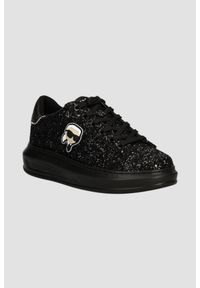 Karl Lagerfeld - KARL LAGERFELD Czarne sneakersy KAPRI Karl NFT Lo Lace, Rozmiar 38. Kolor: czarny #6