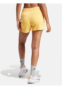 Adidas - adidas Szorty sportowe Essentials Linear IS2082 Pomarańczowy Slim Fit. Kolor: pomarańczowy. Materiał: bawełna