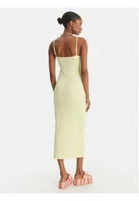 Roxy Sukienka letnia Wavey Lady ERJKD03530 Zielony Slim Fit. Kolor: zielony. Materiał: bawełna. Sezon: lato #4