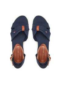 TOMMY HILFIGER - Tommy Hilfiger Espadryle T3A7-33801-0048 S Granatowy. Kolor: niebieski. Materiał: materiał #4