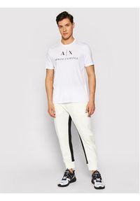 Armani Exchange T-Shirt 8NZTCJ Z8H4Z 1100 Biały Slim Fit. Kolor: biały. Materiał: bawełna #4